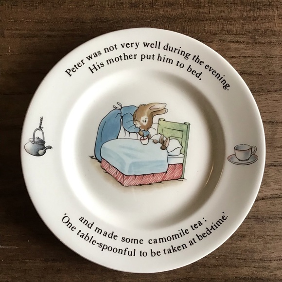 Wedgwood Peter Rabbit Bowl & Plate Set, Made in England - Picture 3 of 6